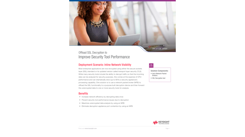 Offload SSL Decryption to Improve Security Tool Performance